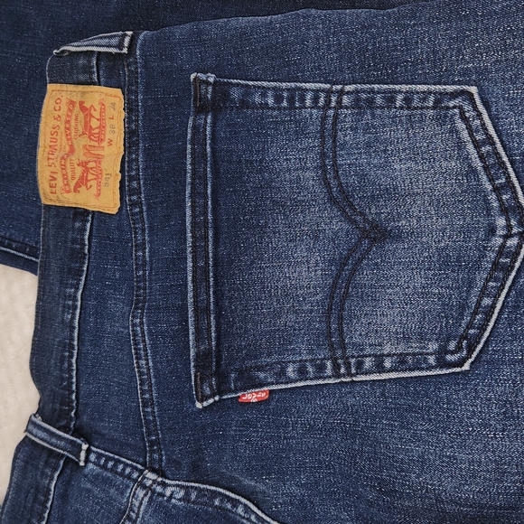 LEVI'S 541 MENS JEANS SIZE W36 L34 WASHED BLUE DENIM - Picture 5 of 9